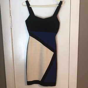 HERVE LEGER fitted dress